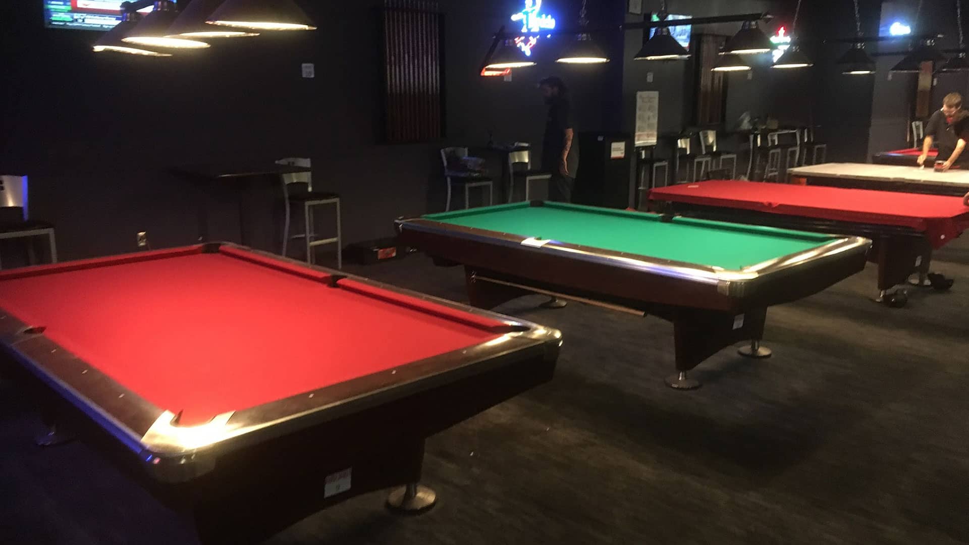 Commercial Pool Table Installation